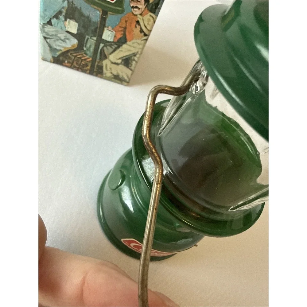 Vintage Avon 1970s Coleman Lantern Aftershave Cologne Decanter Bottle With Box